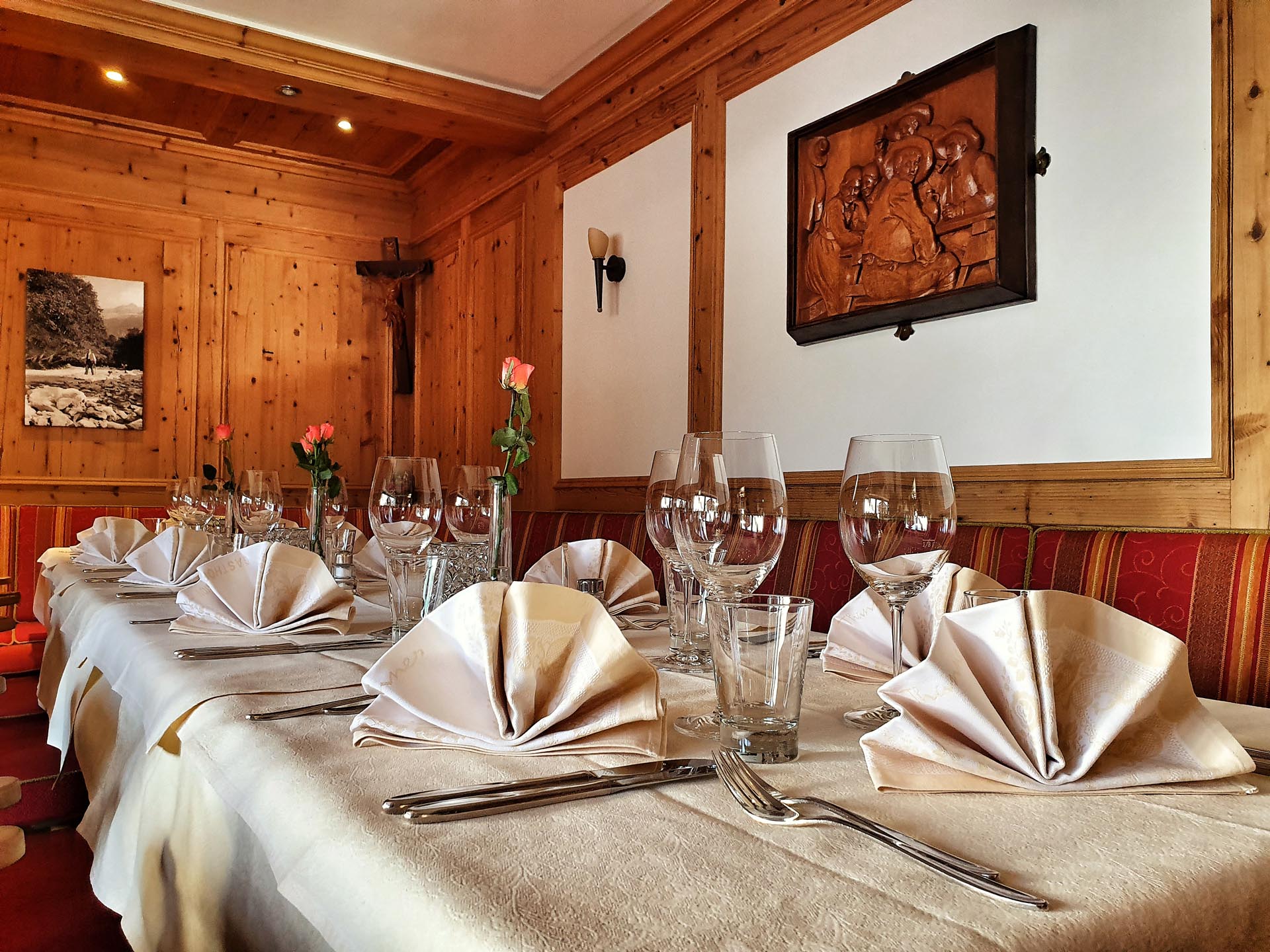 Gaststube im Gasthof Thanner